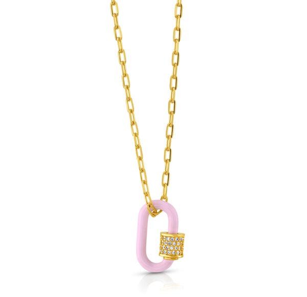 DIAMOND PADLOCK NECKLACE, 14kt Gold – JEN HANSEN