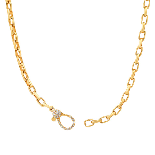 Luxe Link Chain 14kt Gold Lobster Clasp - Jewelry by Cari