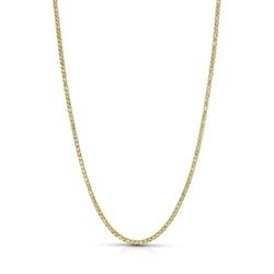 DAINTY TENNIS NECKLACE, GOLD
