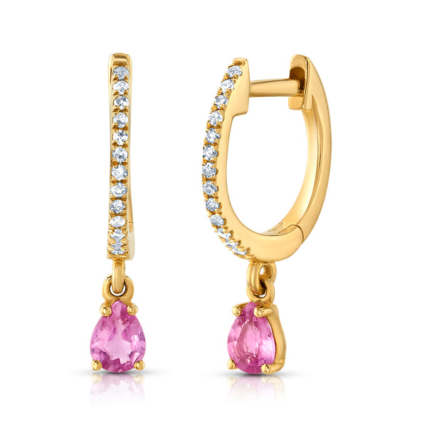 14kt 2ct Diamond Huggies main image 0