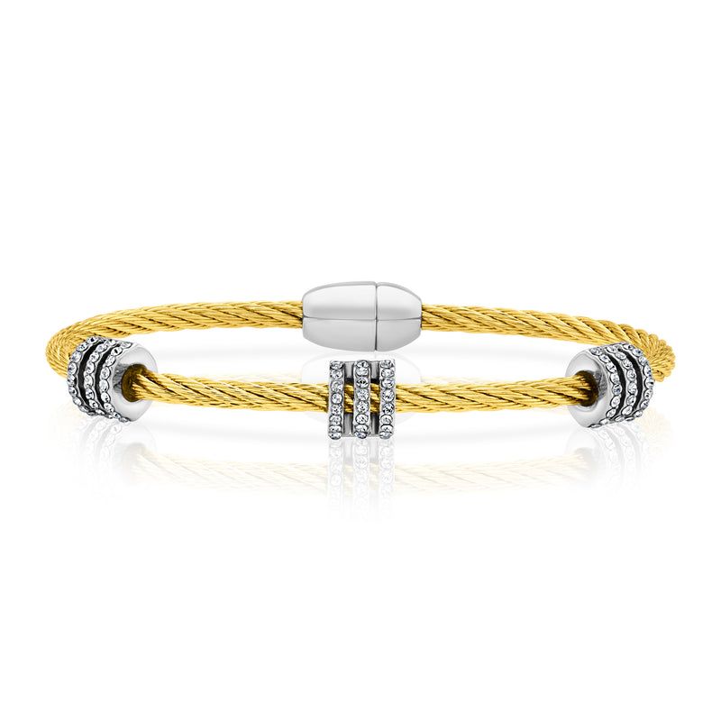 MAGNETIC MARVEL ROPE BRACELET, GOLD