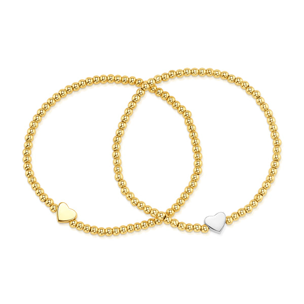 SINGLE HEART STRETCH BRACELET