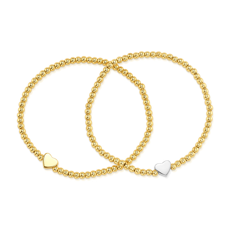 SINGLE HEART STRETCH BRACELET