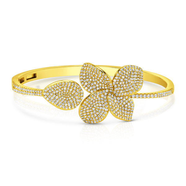 FIORE BANGLE BRACELET, GOLD BR