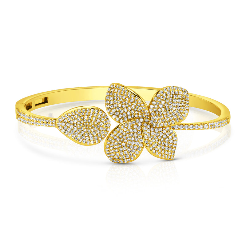 FIORE BANGLE BRACELET, GOLD BR