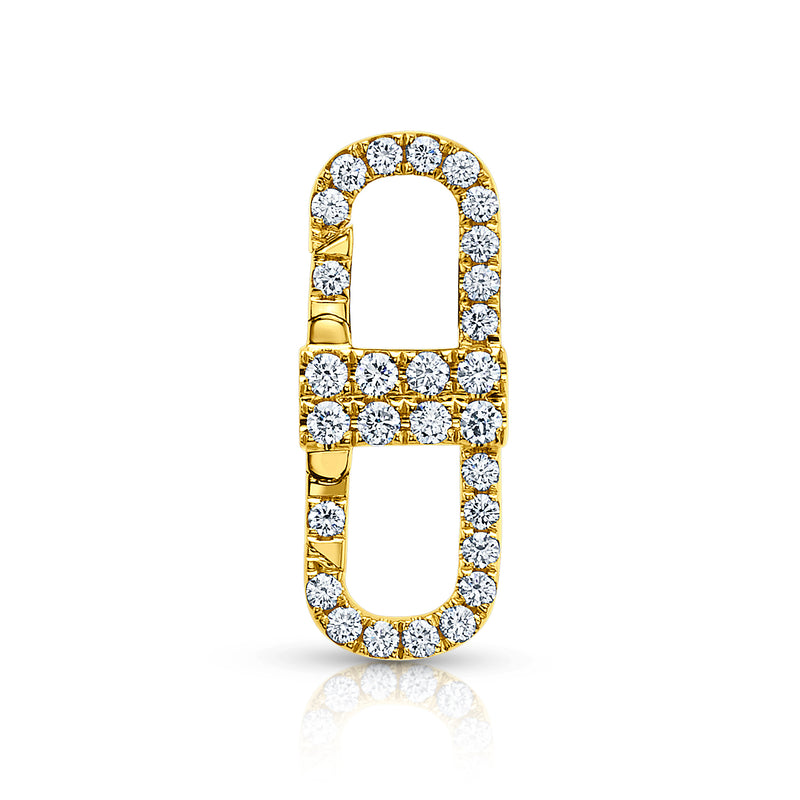 Enhancer Clasp DUAL BRILLIANCE DIAMOND ENHANCER CLASP, 14kt GOLD – JEN HANSEN