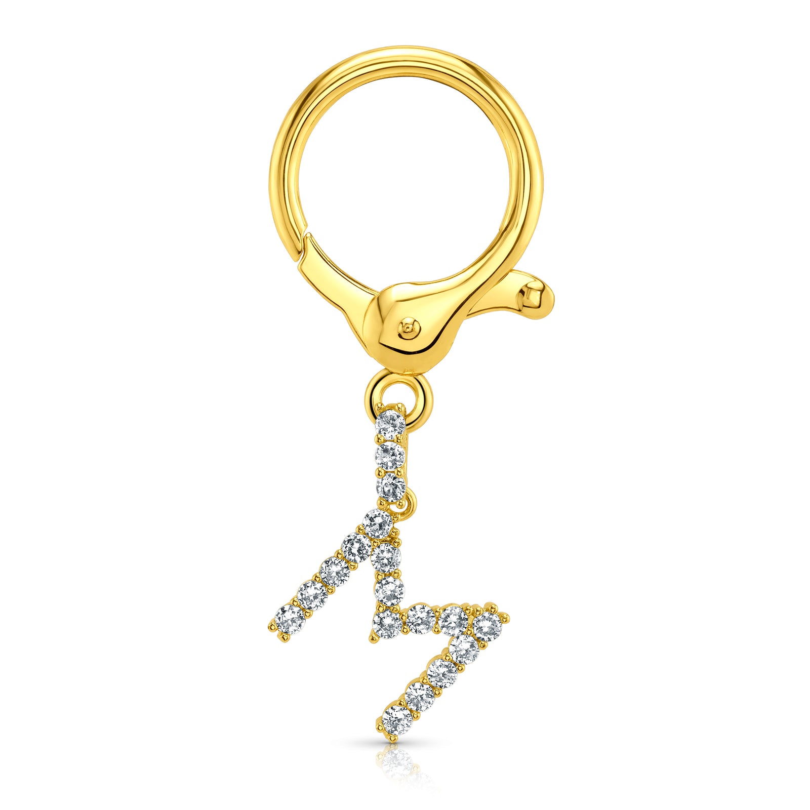 TENNIS INITIAL BAG CHARMS, GOLD – JEN HANSEN