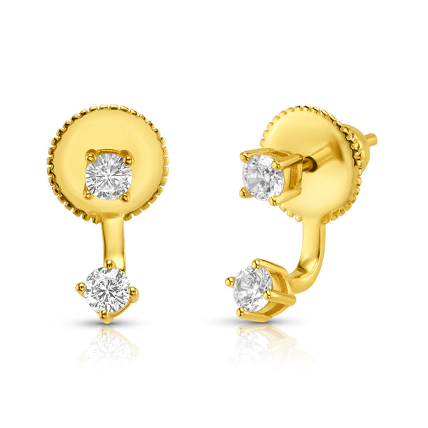 EMERGE EAR JACKET, GOLD