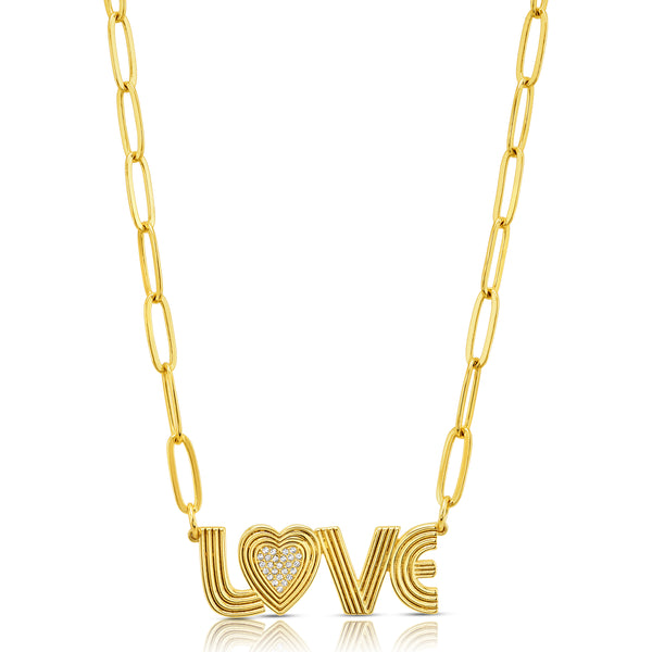 SOUL LOVE NECKLACE, GOLD BR
