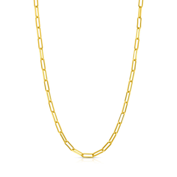 CORE LINK NECKLACE, GOLD BR