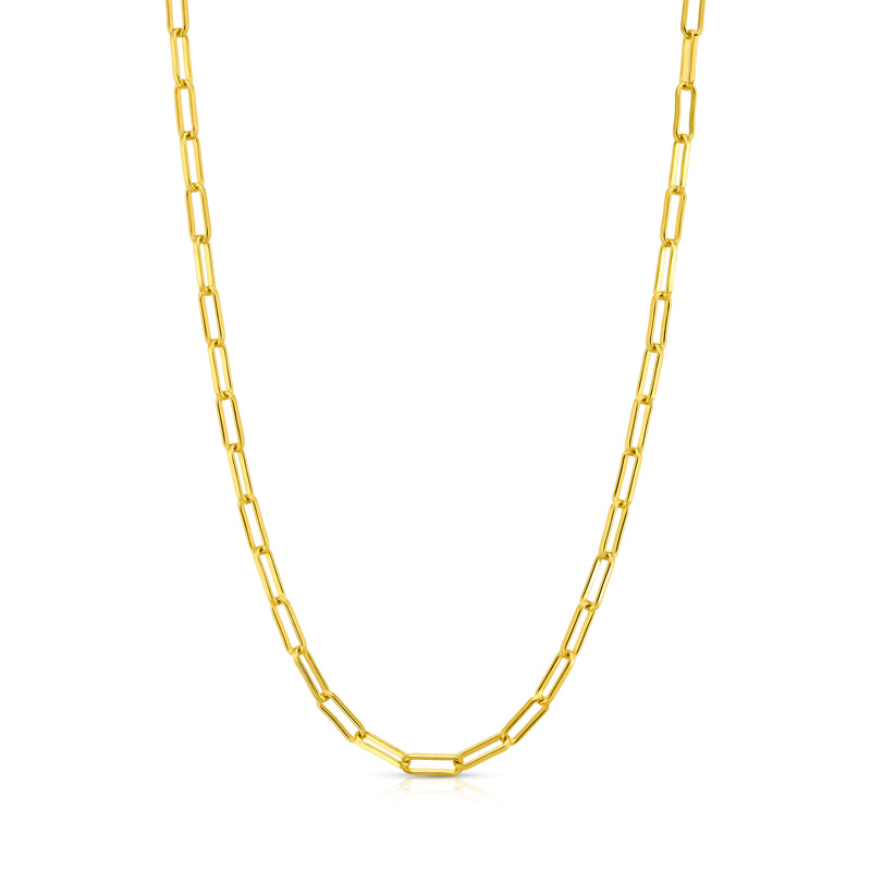 CORE LINK NECKLACE, GOLD BR