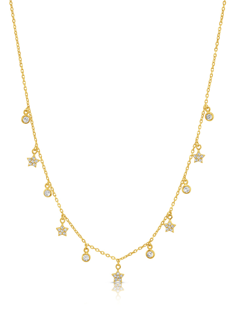 STARLIGHT NECKLACE, GOLD