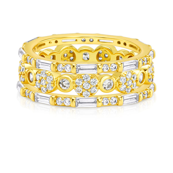 ALLIANCE STACKING RINGS, GOLD