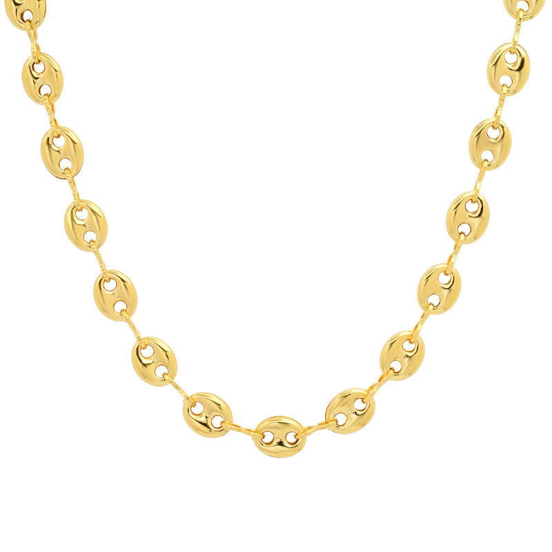 PUFFY LINK CHAIN, GOLD
