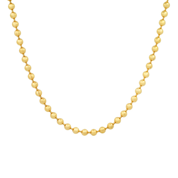 SOLID BALL CHAIN, 14kt GOLD