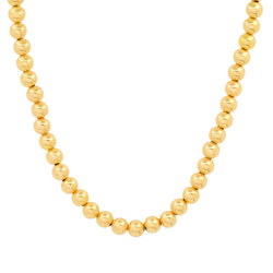 SMALL BALL NECKLACE, 14kt GOLD