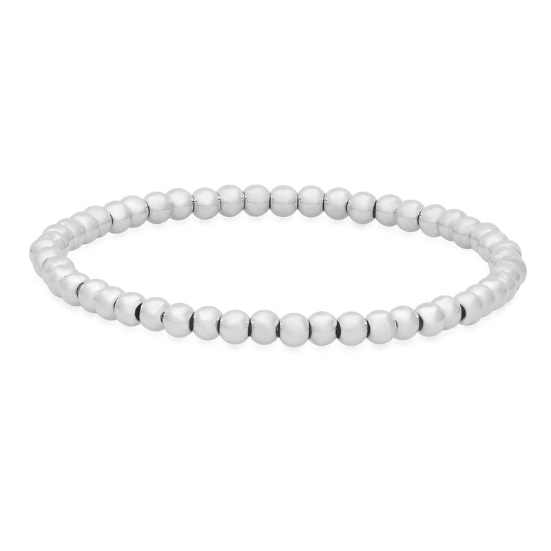 MM STRETCH BRACELET, SILVER – JEN HANSEN