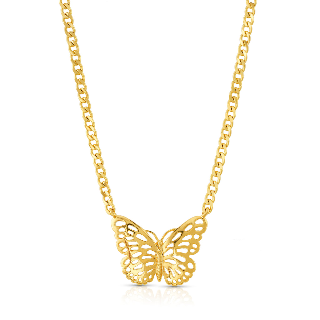 Amazon.com: 10k Black Hills Gold Butterfly Pendant Necklace : Clothing,  Shoes & Jewelry