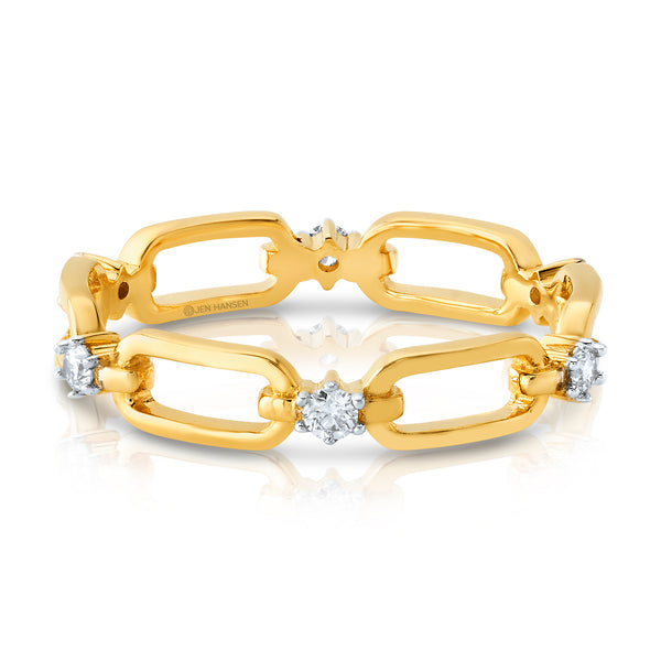 Adore Diamond Studded Ring, 14kt Gold