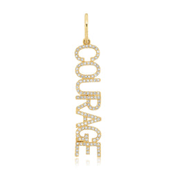 COURAGE CHARM, GOLD