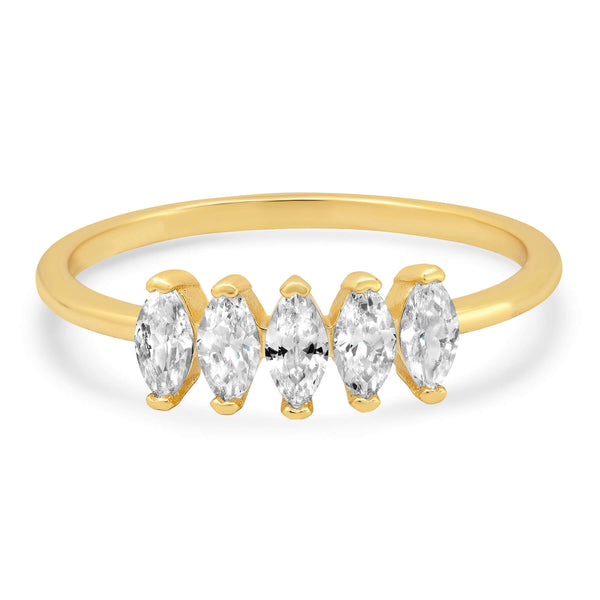 MARQUISE RING, GOLD