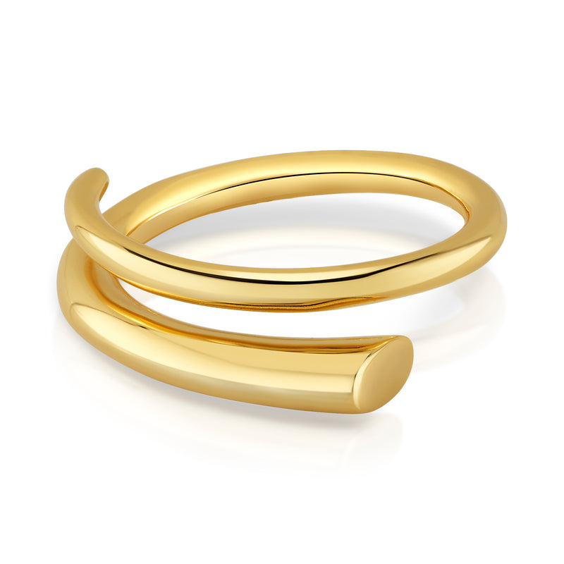 OPEN WRAP RING, GOLD