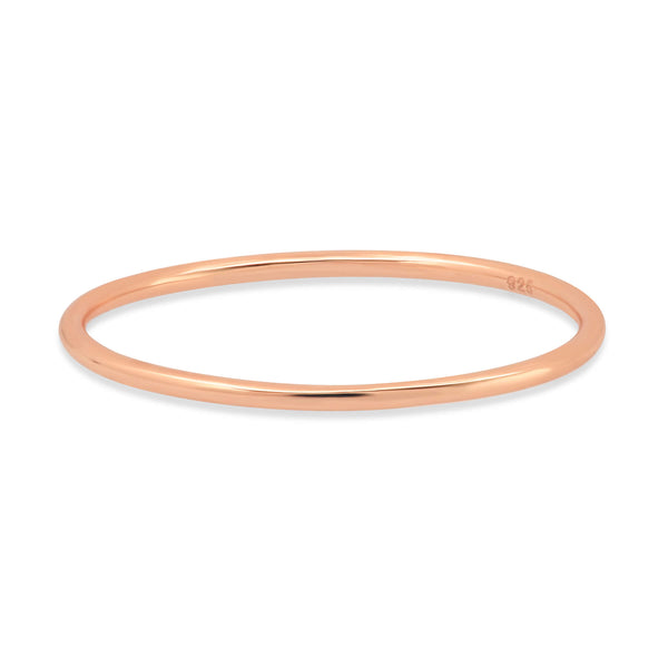 ONE LINE RING, ROSE GOLD