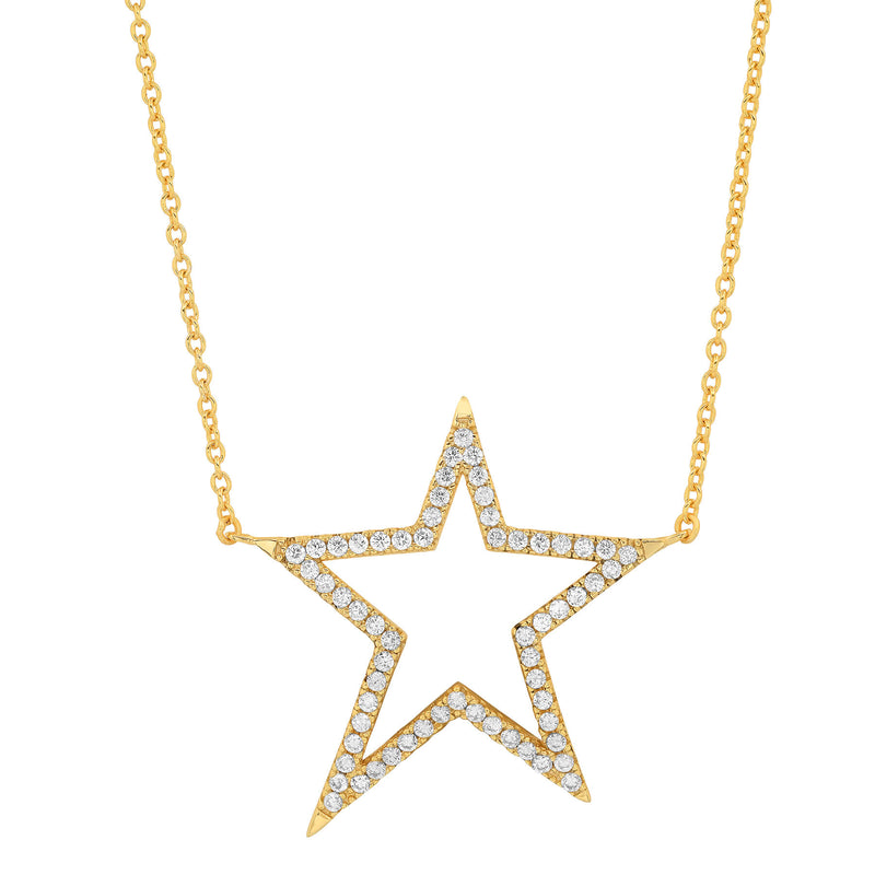 SHOOTING STAR NECKLACE, GOLD