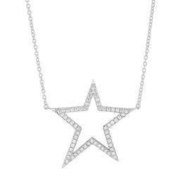 SHOOTING STAR NECKLACE, SILVER